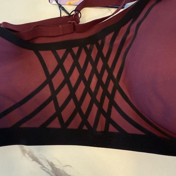 Honeylove Burgundy Silhouette Bra - Picture 7 of 11